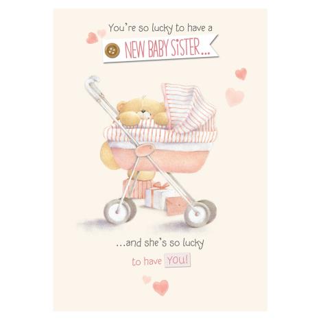 New Baby Sister Forever Friends Card 