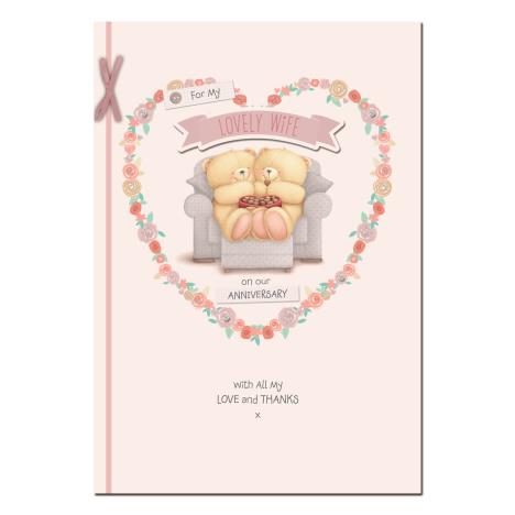 Wife Anniversary Luxury Forever Friends Card 