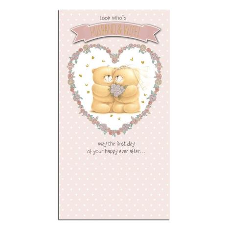 Husband & Wife Forever Friends Wedding Card 