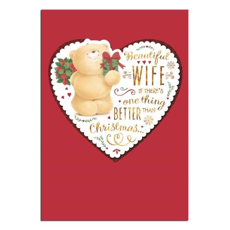 Beautiful Wife Forever Friends Christmas Card 