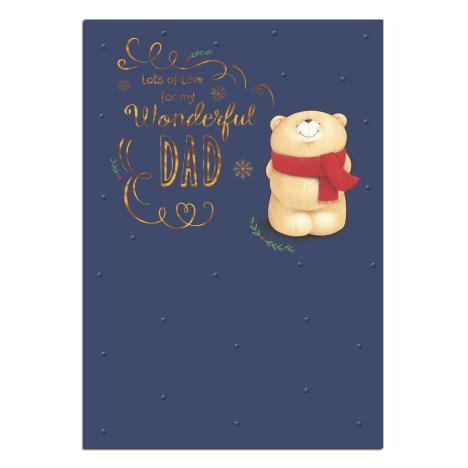 Wonderful Dad Forever Friends Christmas Card 