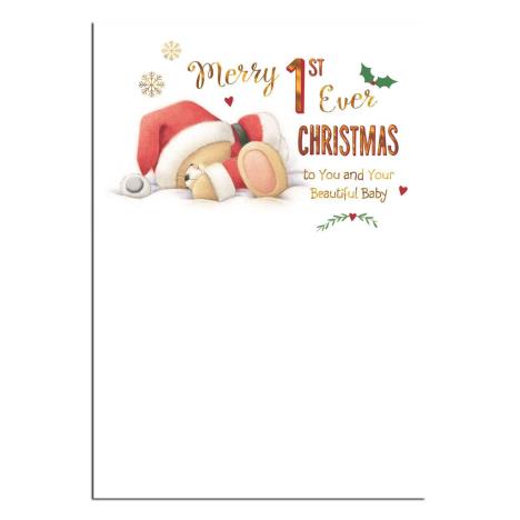 Baby 1st Christmas Forever Friends Christmas Card 