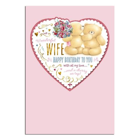 Wonderful Wife Large Forever Friends Birthday Card  