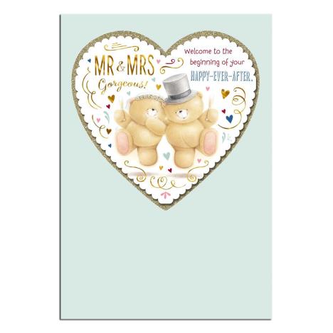 Mr & Mrs Gorgeous Forever Friends Wedding Day Card 