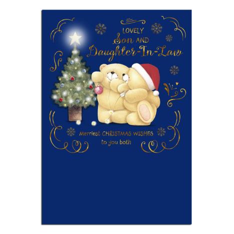 Son & Daughter In Law Forever Friends Christmas Card 