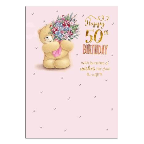 Happy 50th Forever Friend Birthday Card 