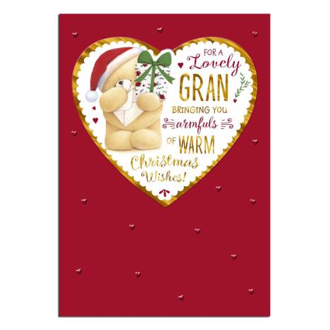 Lovely Gran Forever Friends Christmas Card 