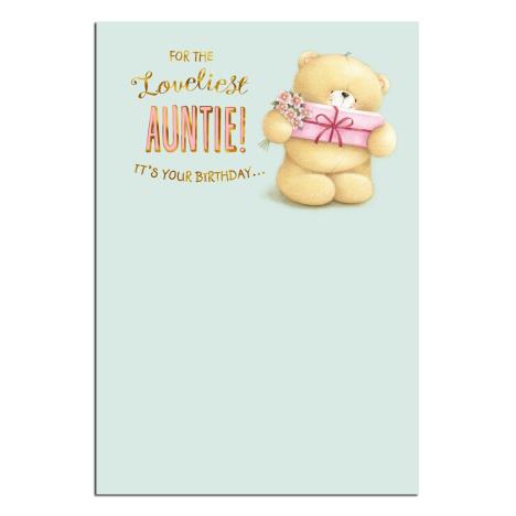 Loveliest Auntie Forever Friends Birthday Card 