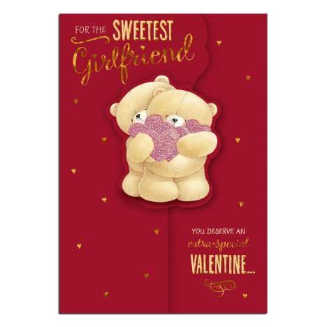 Sweetest Girlfriend Forever Friends Valentines Day Card 