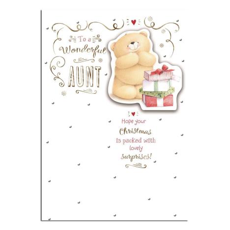 Wonderful Aunt Forever Friends Christmas Card 