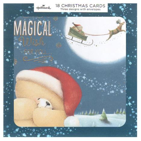 Forever Friends Christmas Cards Boxed Pack of 18 