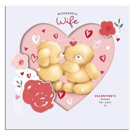 3D Wife Forever Friends Valentines Day Card 