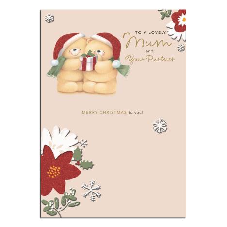 Lovely Mum & Partner Forever Friends Christmas Card 