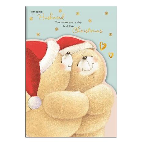 Amazing Husband Forever Friends Christmas Card 