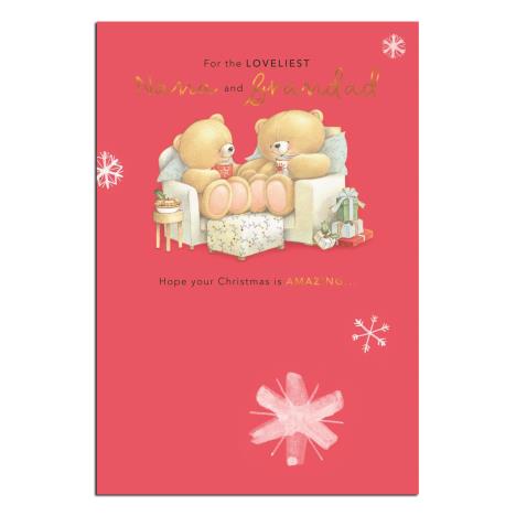 Nanna & Grandad Forever Friends Christmas Card 