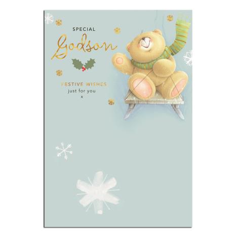 Special Godson Forever Friends Christmas Card 