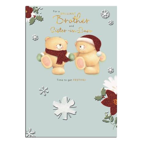 Brother & Sister In Law Forever Friends Christmas Card 