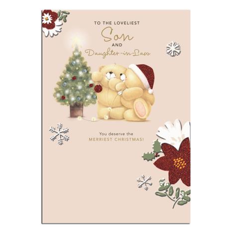 Son & Daughter In Law Forever Friends Christmas Card 