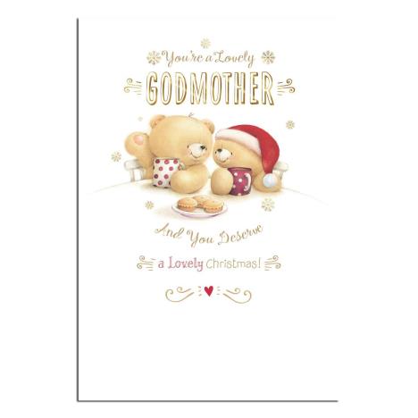 Lovely Godmother Forever Friends Christmas Card 