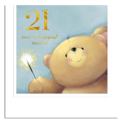 21st Birthday Forever Friends Card 