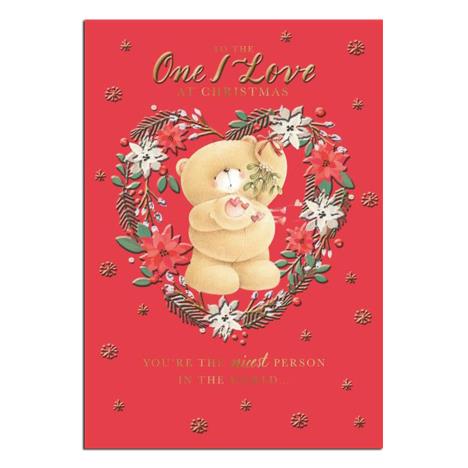 To The One I Love Forever Friends Christmas Card 