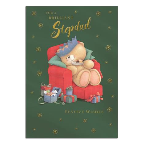Brilliant Stepdad Forever Friends Christmas Card 