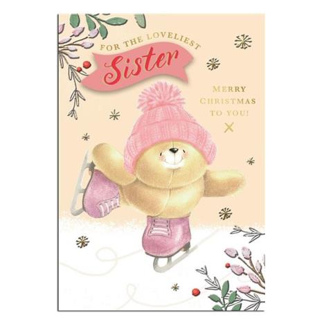 Loveliest Sister Forever Friends Christmas Card 