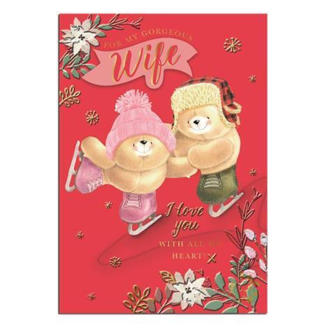 Gorgeous Wife Forever Friends Christmas Card 