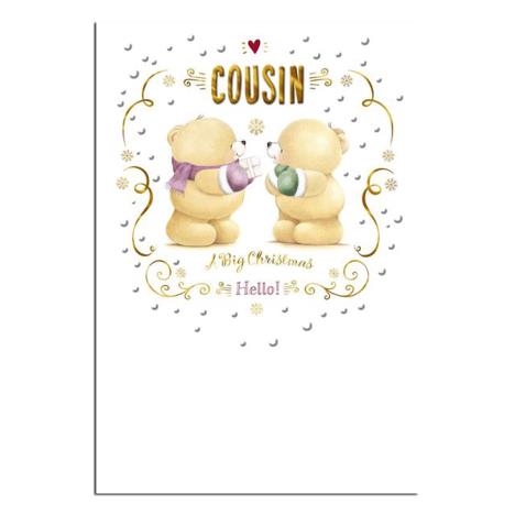 Cousin Forever Friends Christmas Card 