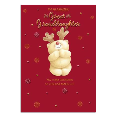 Great Granddaughter Forever Friends Christmas Card 