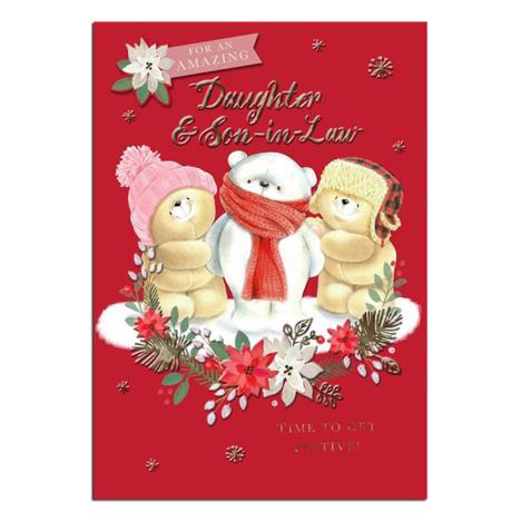 Daughter & Son-In-Law Forever Friends Christmas Card 