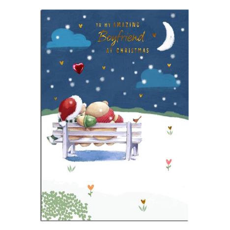 Boyfriend Forever Friends Christmas Card 