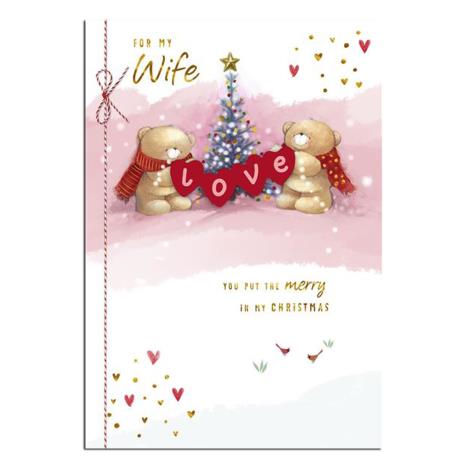 Wife Luxury Forever Friends Christmas Card 