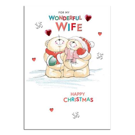 Wonderful Wife Forever Friends Christmas Card 