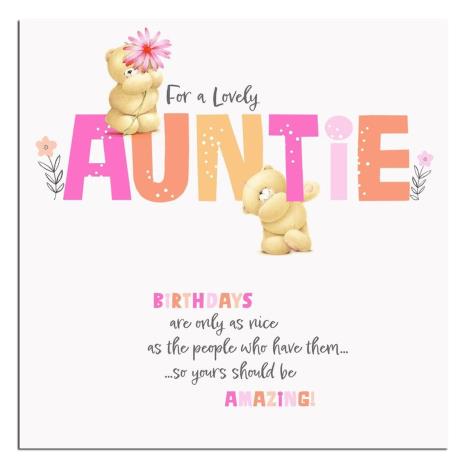 Lovely Auntie Forever Friends Birthday Card 