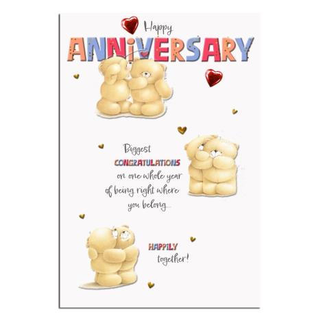 Happy Anniversary Couple Forever Friends Card 