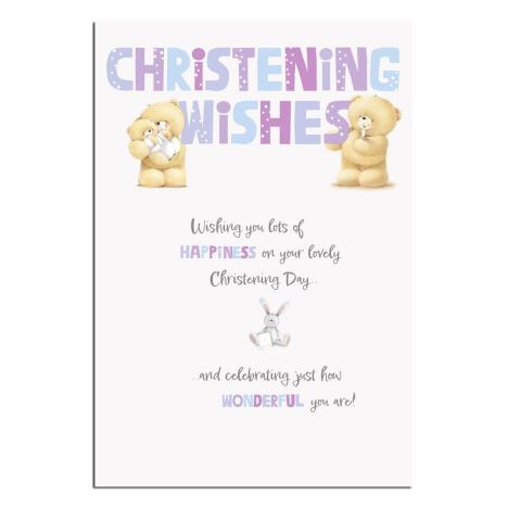 Christening Wishes Forever Friends Card 