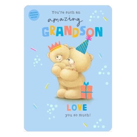 Amazing Grandson Forever Friends Birthday Card 