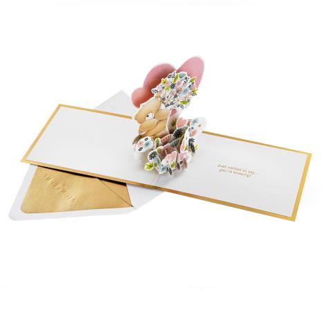 3D Pop Up Hearts & Flowers Especially For You Forever Friends Card 