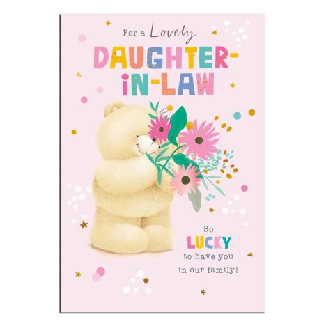 Lovely Daughter in Law Forever Friends Birthday Card 
