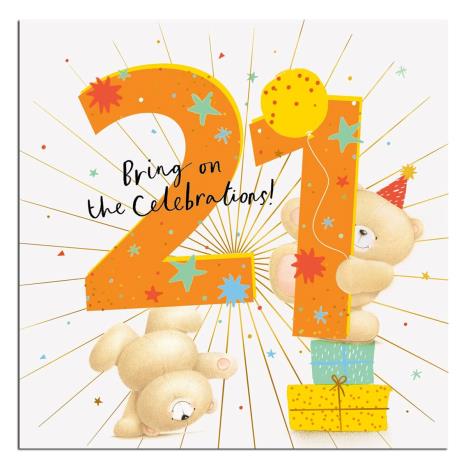 21st Birthday Forever Friends Birthday Card 