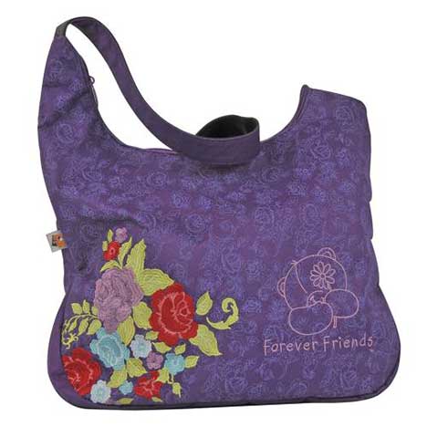 Forever Friends Purple Shoulder / Beach Bag 