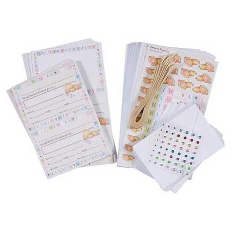 New Arrival Forever Friends New Baby Card Kit 