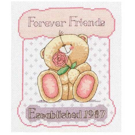 25th Anniversary Forever Friends Cross Stitch Kit 