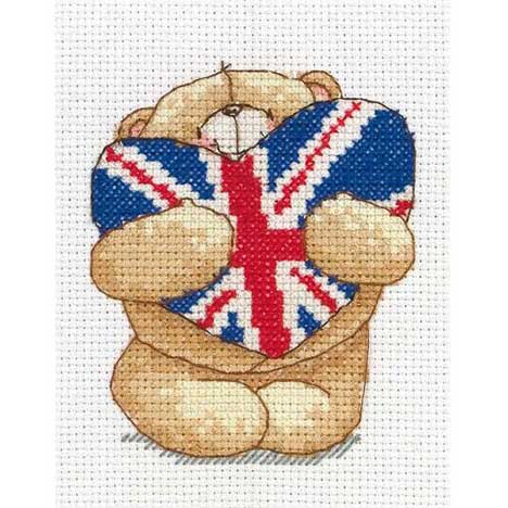 Union Jack Forever Friends Cross Stitch Kit 