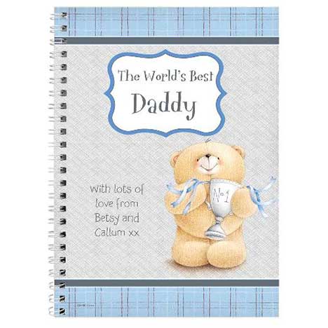 Personalised Forever Friends No1 Trophy Diary 