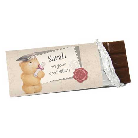 Personalised Forever Friends Graduation 100g Chocolate Bar 