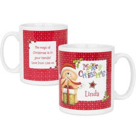 Personalised Forever Friends Christmas Mug 