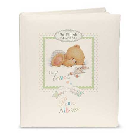 Personalised Forever Friends Baby Photo Album 