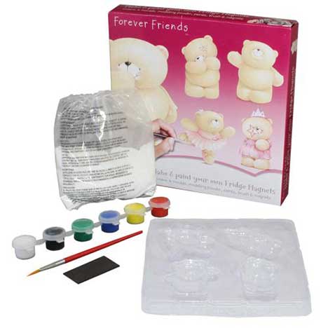 Forever Friends Make & Paint Fridge Magnet Set 